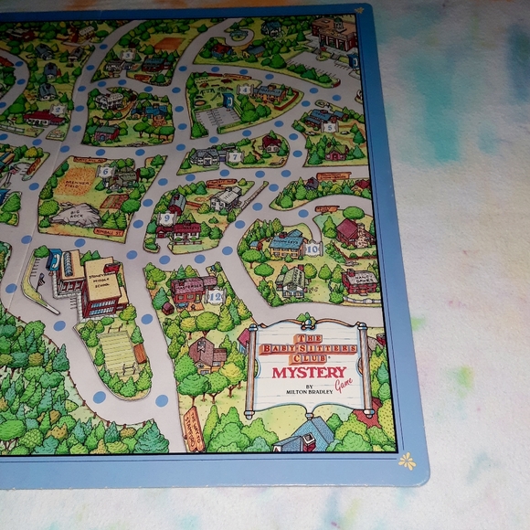 The Babysitters Club Mystery Game Replacement Piece Vintage Board - Picture 4 of 6